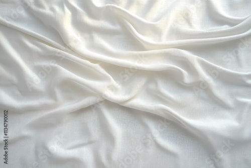 white textured fabric minimalist background soft natural light shadows tranquil design