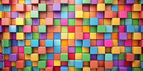 Abstract background with colorful squares, abstract, squares, geometric, pattern, design, colorful, backdrop, texture