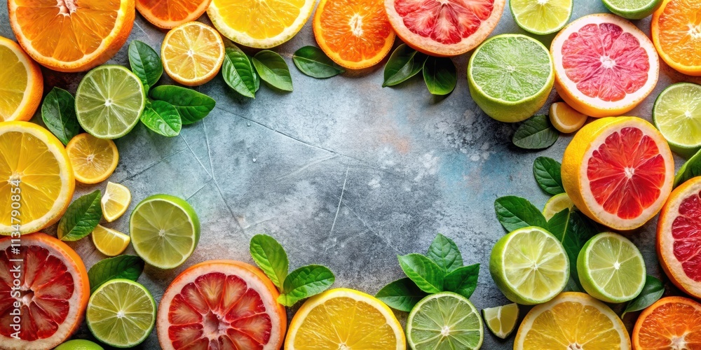 Citrus fruits cut in half for refreshing summer drinks , lime, lemon, fruit, cut, halves, juicy, citrus, yellow, green Citrus fruits cut in half for refreshing summer drinks , lime, lemon, fruit, cut, halves, juicy, citrus, yellow, green