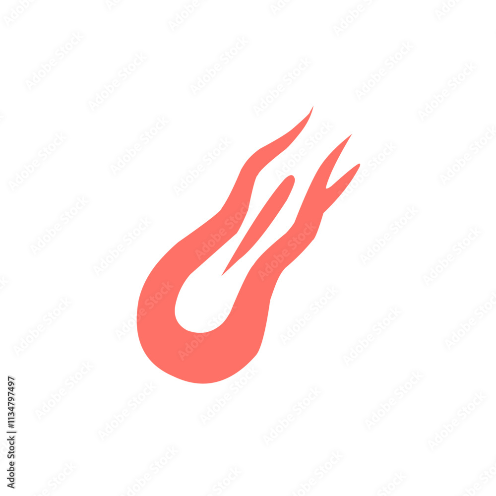 Obraz premium Fire vector illustration