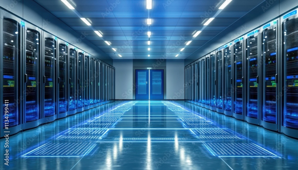 Fototapeta premium Compliance-Ready Data Center Solutions for Modern Enterprises