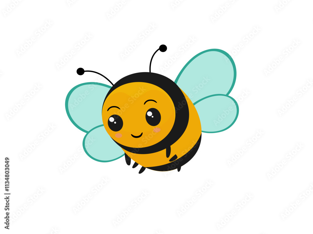 Fototapeta premium Bees are classified as insects.