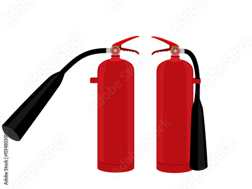 Dry chemical fire extinguishing tool.