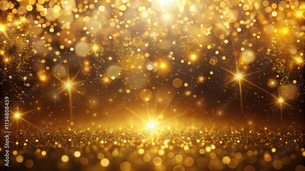 Golden particles floating in abstract glamour background for celebration , sparkles, shiny, festive, elegant, luxurious Golden particles floating in abstract glamour background for celebration , sparkles, shiny, festive, elegant, luxurious