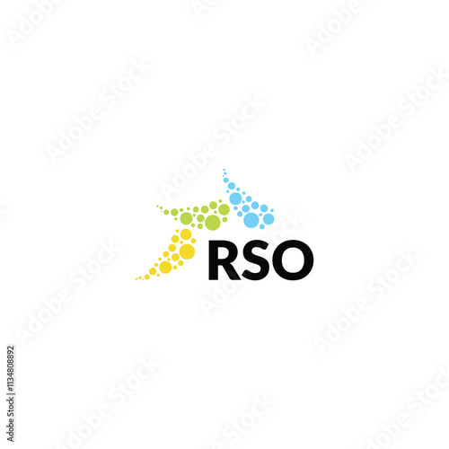 RSO letter logo design on white background. Creative  modern RSO letter logo design. Vector design.