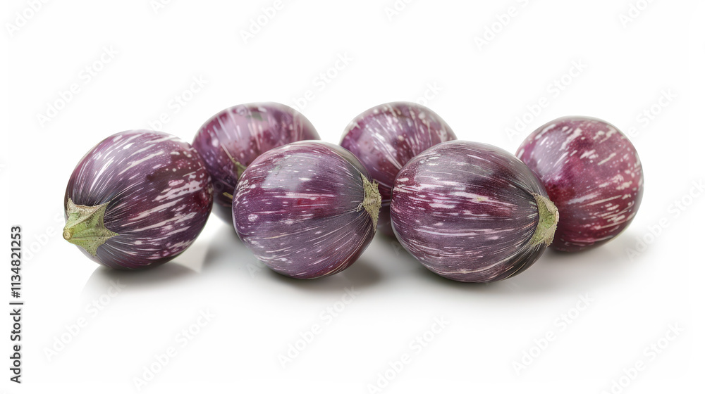 eggplant isolated on white eggplant isolated on white