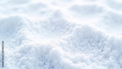 Realistic Snow Texture, Seamless Pattern, Natural Colors, High Resolution