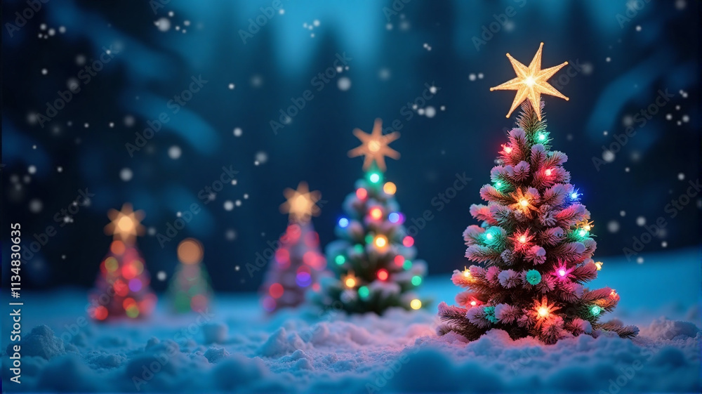 Obraz premium christmas tree and decorations