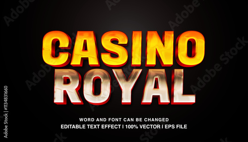 editable casino royal typeface