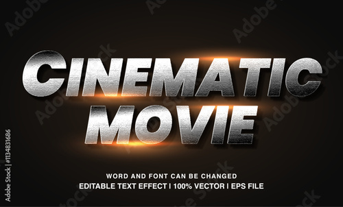 editable cinematic movie typeface