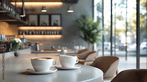 Wallpaper Mural Savoring coffee moments urban  retreat relaxing atmosphere Torontodigital.ca