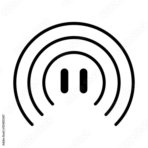 Pause icon design