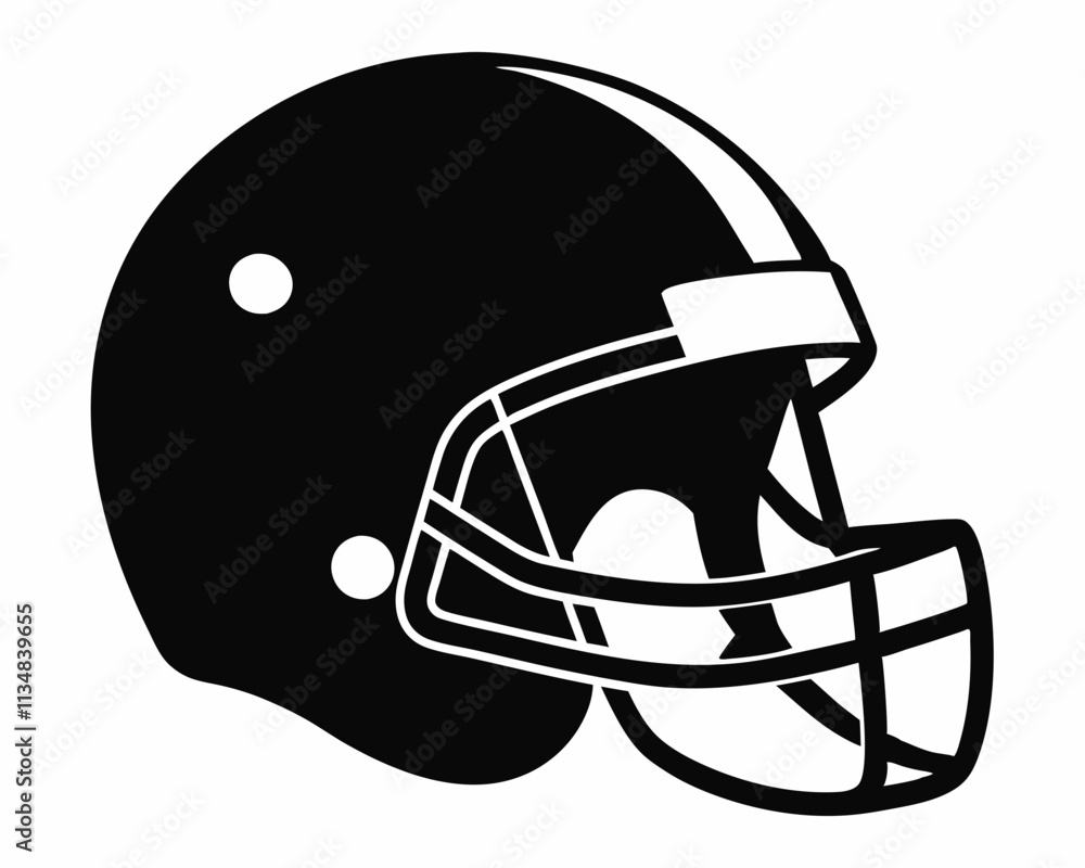 American Football Helmet silhouette,Football Helmet vector illustration American Football Helmet silhouette,Football Helmet vector illustration