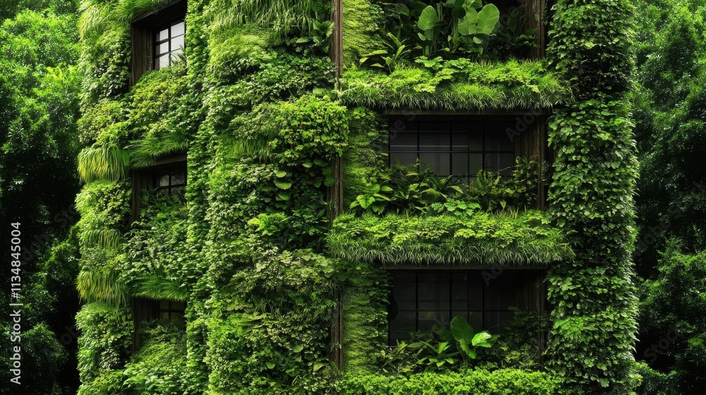 The role of green plants in architectural design and sustainability. The role of green plants in architectural design and sustainability.
