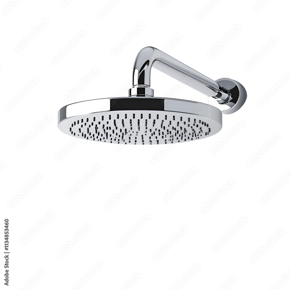 Chrome Shower Head with Multiple Spray Nozzles Chrome Shower Head with Multiple Spray Nozzles