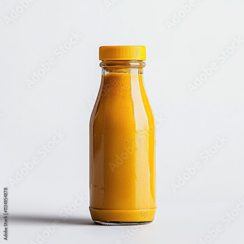 Mustard Bottle Isolated