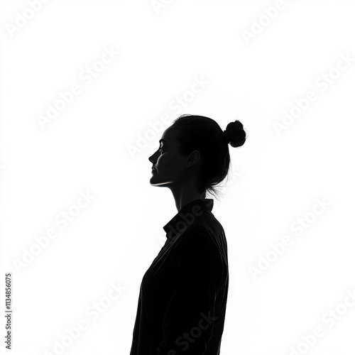 Woman Silhouette Standing B...