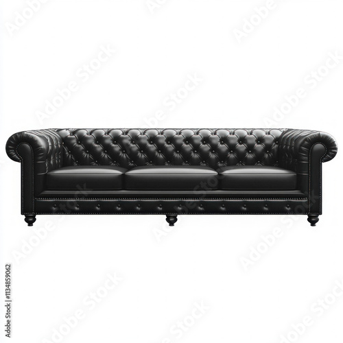 Black Sofa Isolated