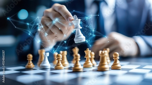 Business Strategy Planning with Chess and Network Connection