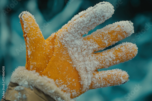 Hand In Winter Glove