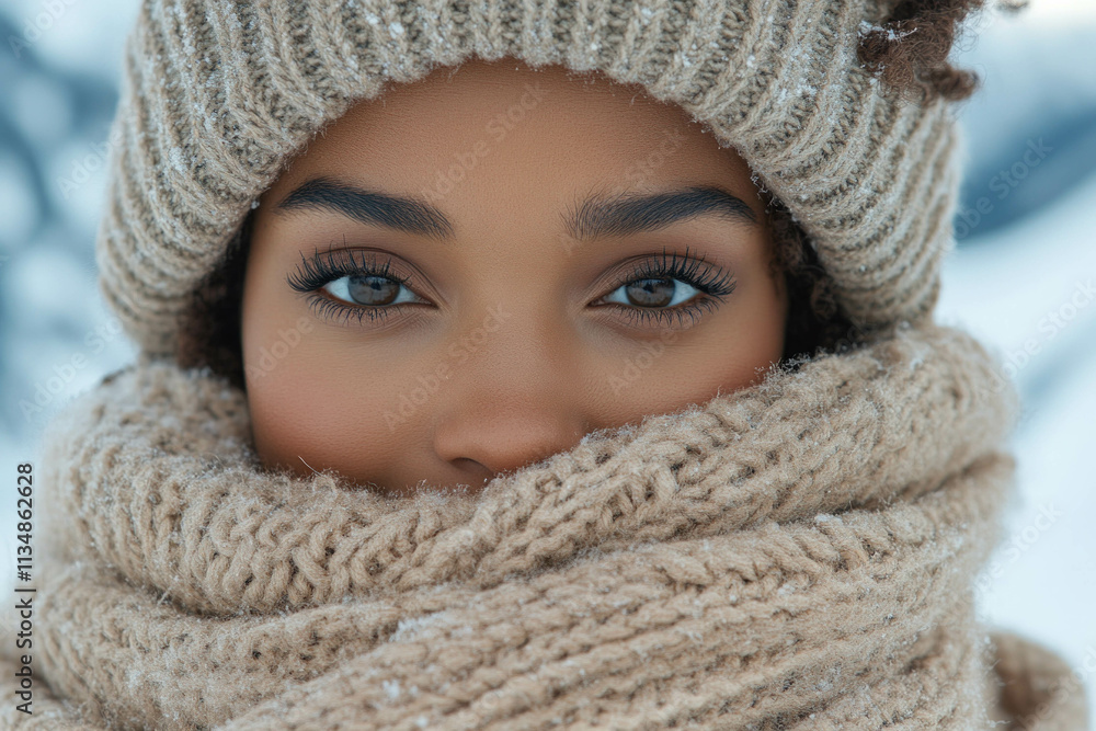 Smiling Woman In Winter Smiling Woman In Winter