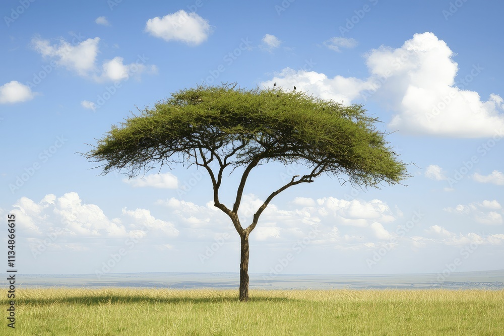 Obraz premium Ecological surveys revealing interactions among wildlife across various grassland environments.