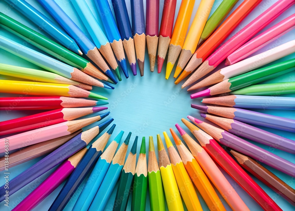 Cute Pastel Pencil Set Collection in a Flat Design Style, Showcasing Unique Designs and Colors for Creative Projects and Stationery Enthusiasts Cute Pastel Pencil Set Collection in a Flat Design Style, Showcasing Unique Designs and Colors for Creative Projects and Stationery Enthusiasts