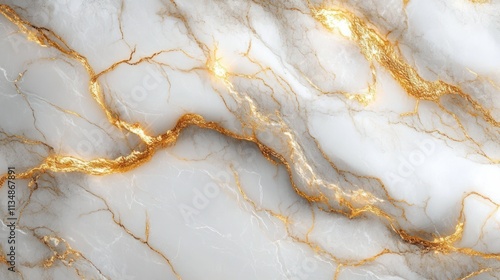 Luxurious White Gold Marble Background Texture Design for Elegant Interiors and Architecture photo