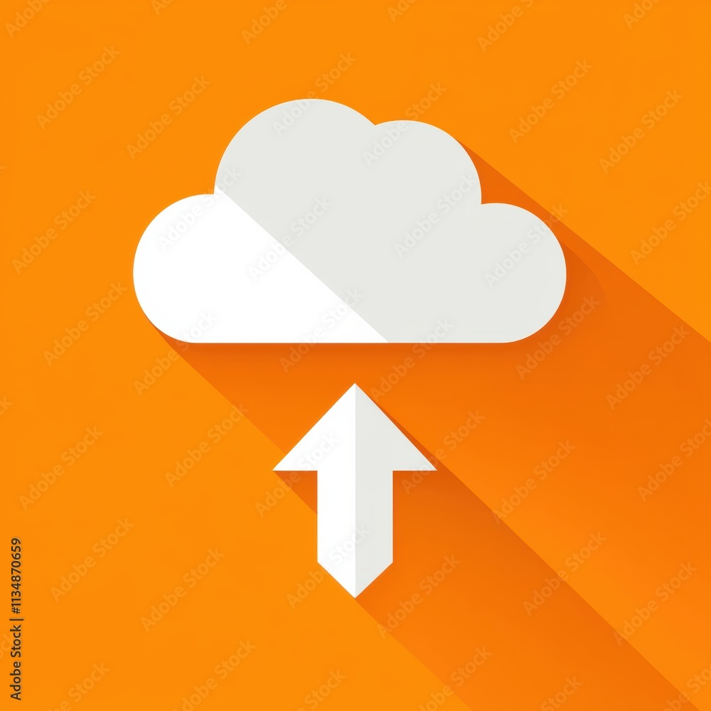 Cloud storage trends high angle view of digital workspace file uploading infographic Cloud storage trends high angle view of digital workspace file uploading infographic