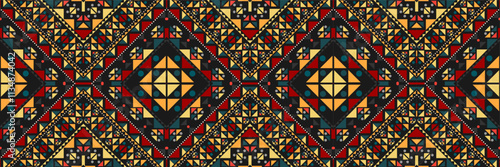 Stunning geometric background.contemporary tribal style seamless pattern.pattern ethnic graphic design print.Henna Mandala.Tribal African Inspired Pattern.carpet,wallpaper,wrapping,embroidery style