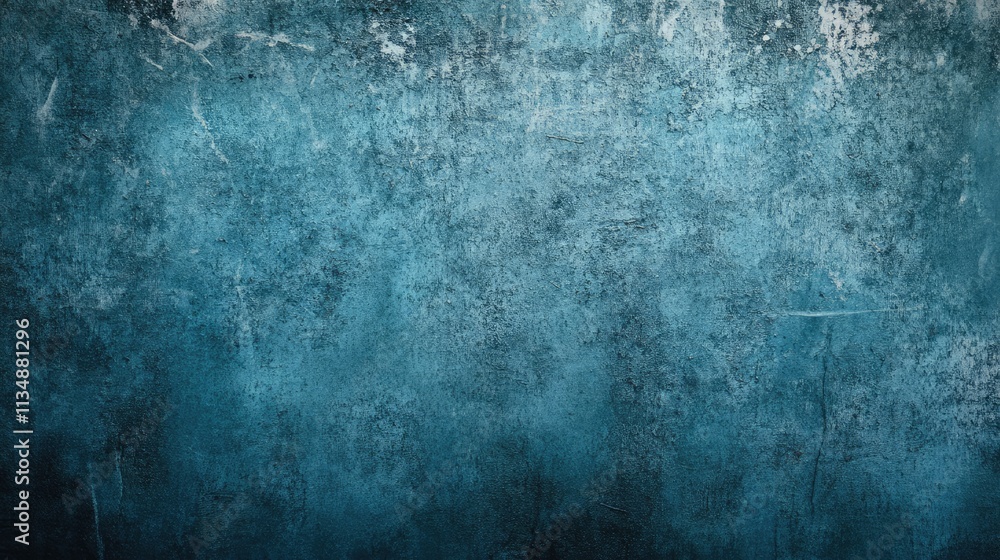 Obraz premium Worn light blue denim texture with a grunge appearance, creating an abstract vintage backdrop, ideal for wallpaper or design projects, fabric, textile, rustic aesthetic.