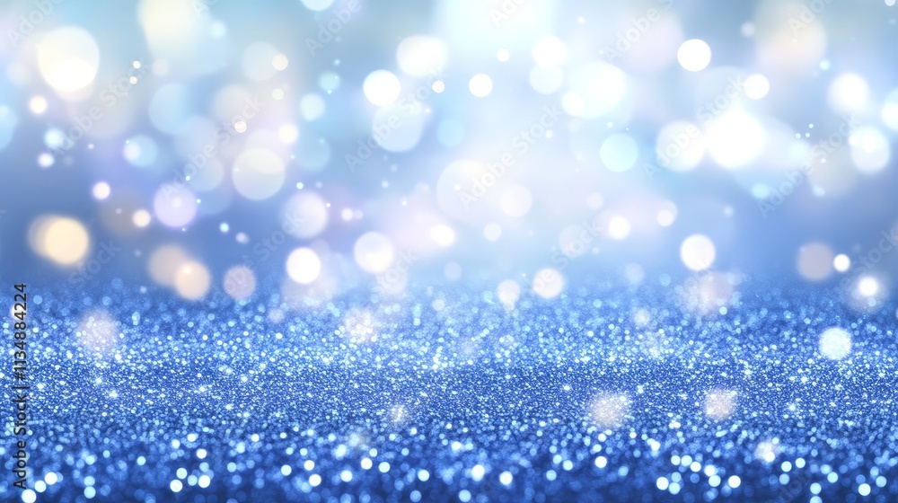 Sparkling Blue Background Filled With Shimmering Bokeh Lights Creating a Magical Atmosphere Perfect for Celebrations and Special Occasions Sparkling Blue Background Filled With Shimmering Bokeh Lights Creating a Magical Atmosphere Perfect for Celebrations and Special Occasions