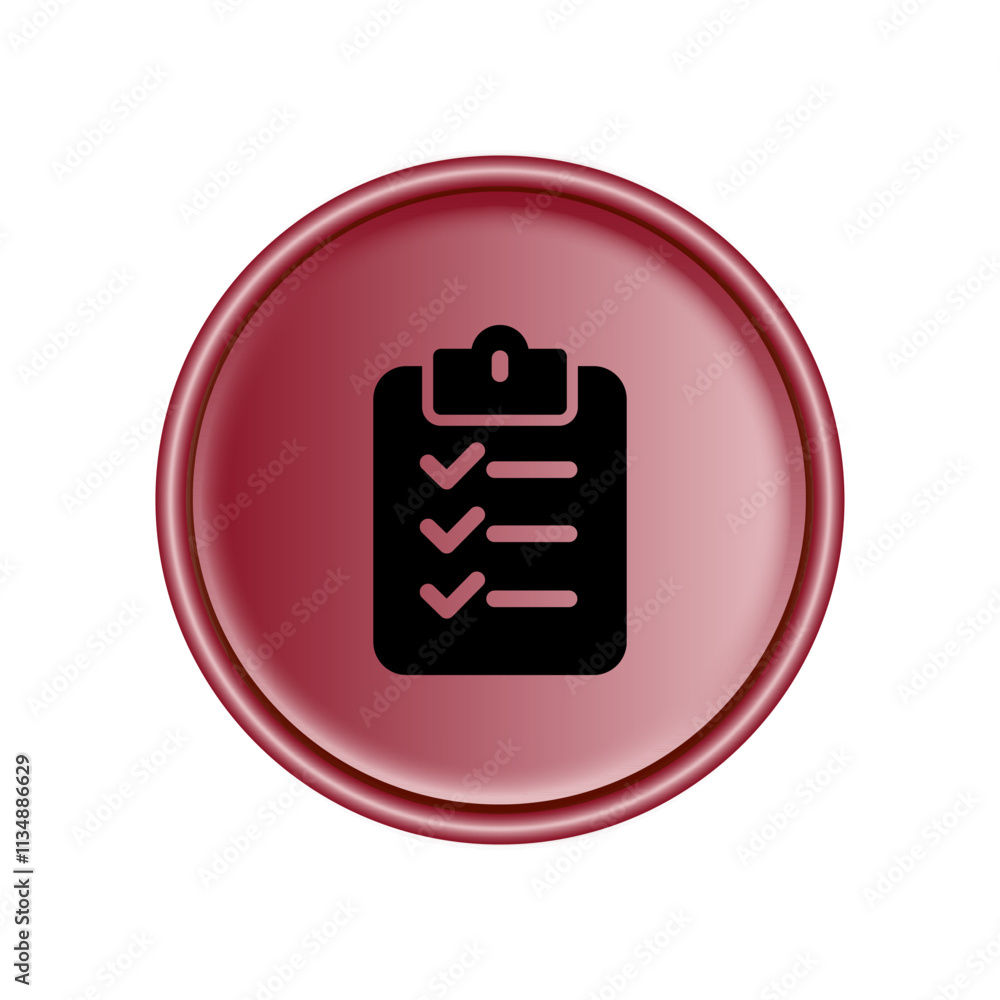 Checklist icon design template Checklist icon design template