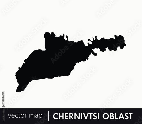 Regions of Ukraine. Chernivtsi Oblast vector map. you can use it for any needs.	