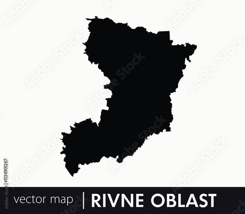 Regions of Rivne Oblast. Rivne Oblast vector map. you can use it for any needs.	