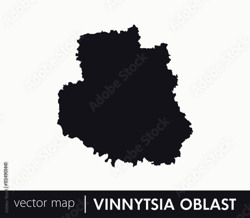 Regions of Ukraine. Vinnytsia Oblast vector map. you can use it for any needs.	