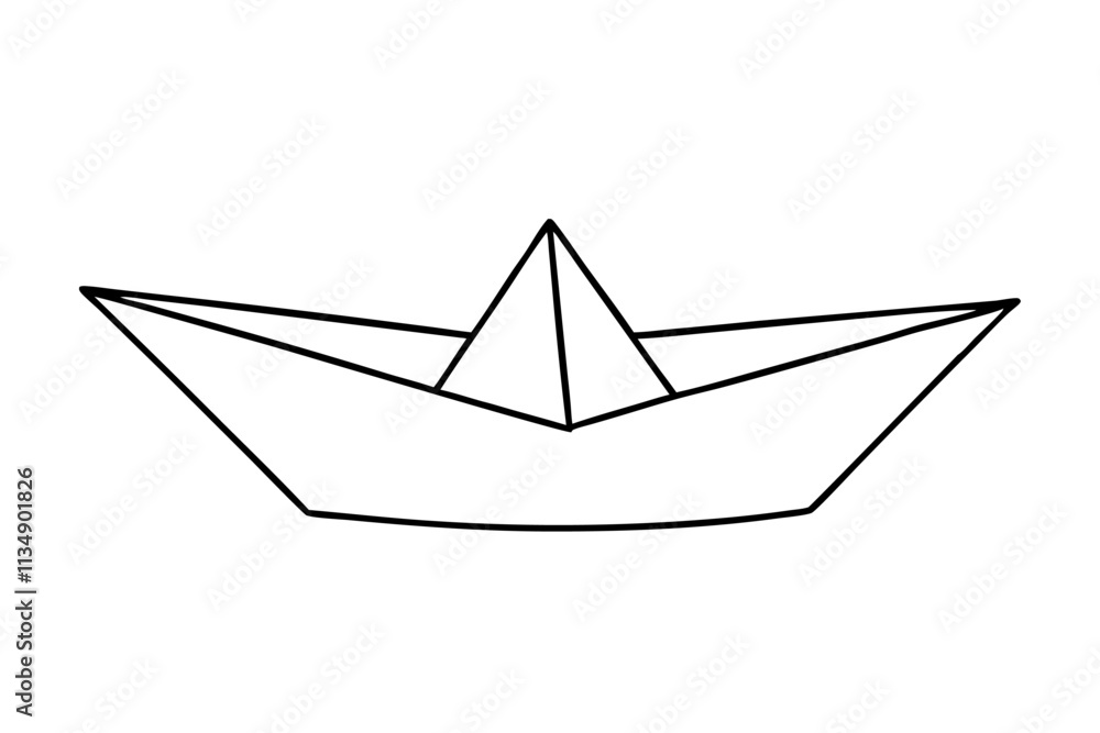 paper boat illustration