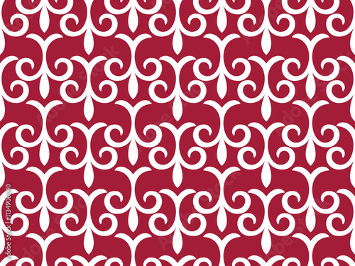 Floral pattern. Wallpaper baroque, damask. Seamless vector background. Graphic modern pattern.
