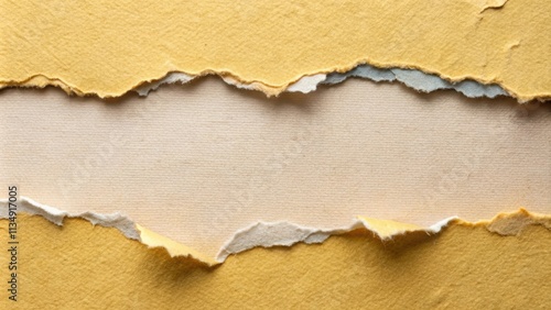 Wallpaper Mural Torn paper pieces on background, ripped, torn, papers,background, 4K, textures, blank, design, layout Torontodigital.ca