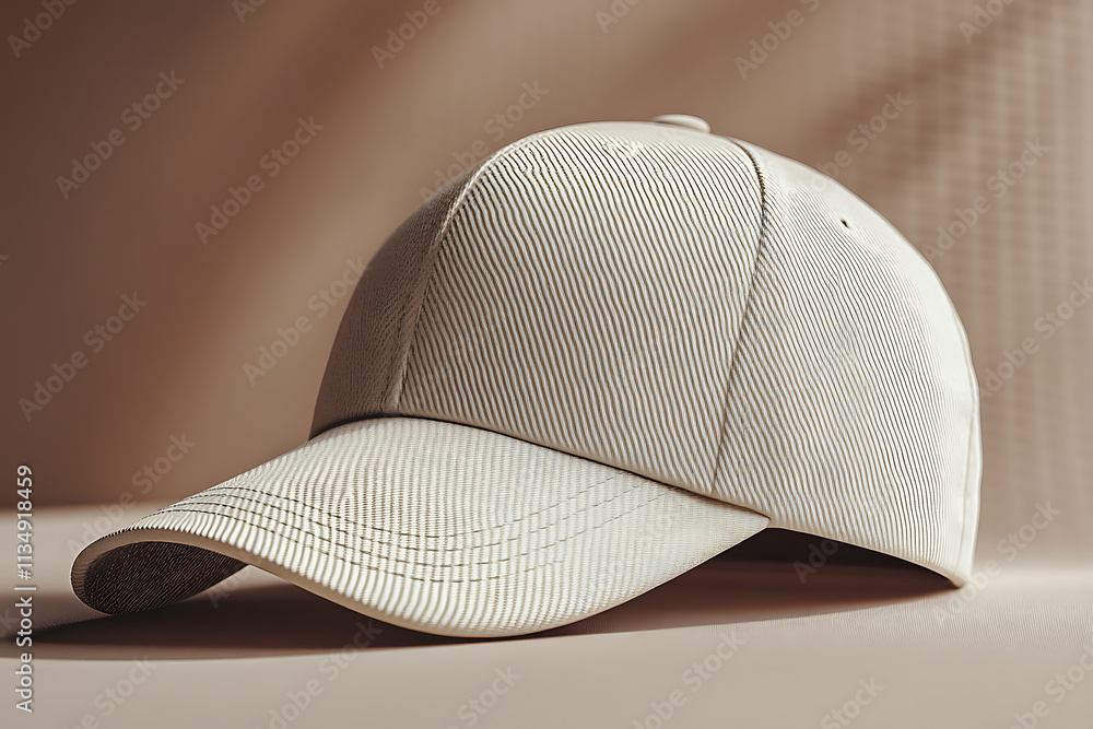 A realistic mockup of a cotton cap with a simple, elegant design, perfect for showcasing your brand, logo, or custom designs
A realistic mockup of a cotton cap with a simple, elegant design, perfect for showcasing your brand, logo, or custom designs