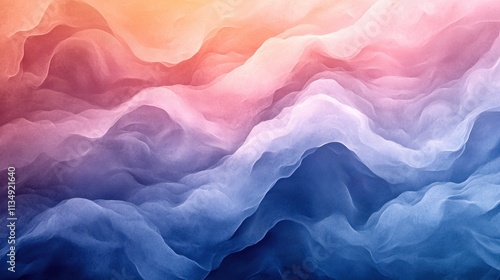 Wallpaper Mural Colors dance in the twilight sky, creating a dreamlike landscape of swirling hues and soft textures that capture the imagination Torontodigital.ca