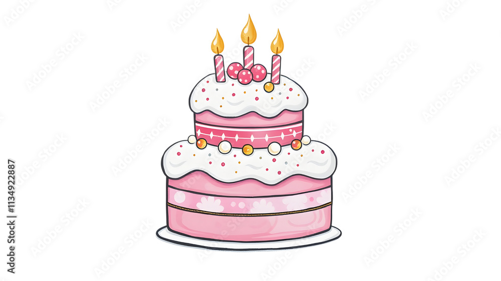 Festive Holiday Cake with Pink, White, and Gold Wood Paint Transparent PNG Festive Holiday Cake with Pink, White, and Gold Wood Paint Transparent PNG