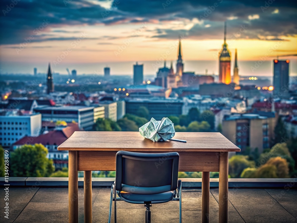 Naklejka premium Emotional Impact of Rejected Asylum Applications in Germany: A Visual Exploration of Struggles and Hopes for Refugees Seeking Safety and Stability in a New Country