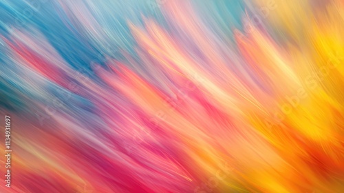 Wallpaper Mural Vibrant multicolor abstract background with soft focus and flowing patterns ideal for art and design projects. Torontodigital.ca