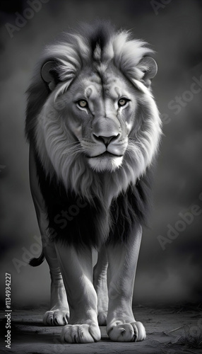 Lion Wildlife Majestic Nature Life Poster Wallpaper photo