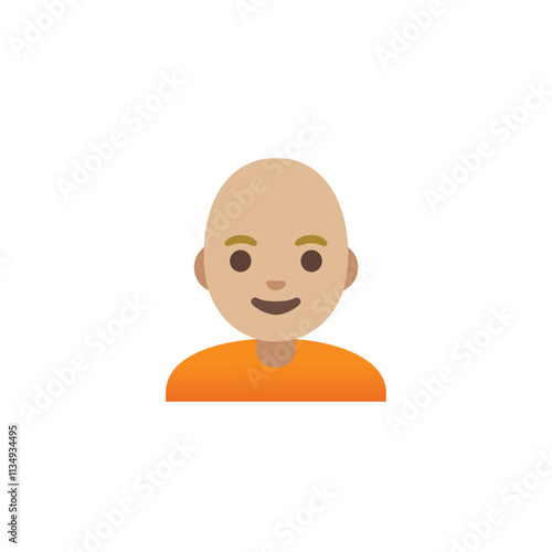 Bald Person Emoji
