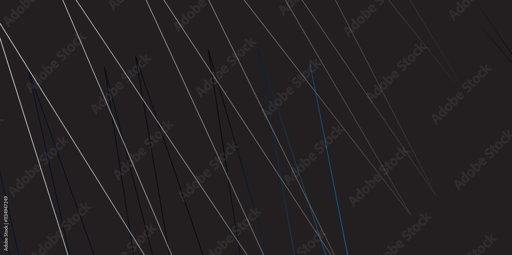 Random chaotic lines abstract geometric pattern. vector texture 3d illustration. Black abstract background with blue diagonal lines and shadows. technology, banner, frame, vintage, art, illustration. Random chaotic lines abstract geometric pattern. vector texture 3d illustration. Black abstract background with blue diagonal lines and shadows. technology, banner, frame, vintage, art, illustration.