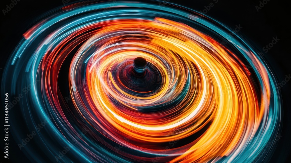 Abstract Swirling Light Trails Energetic Vortex of Vivid Colors Dynamic Circular Motion Abstract Art Digital Painting Abstract Swirling Light Trails Energetic Vortex of Vivid Colors Dynamic Circular Motion Abstract Art Digital Painting