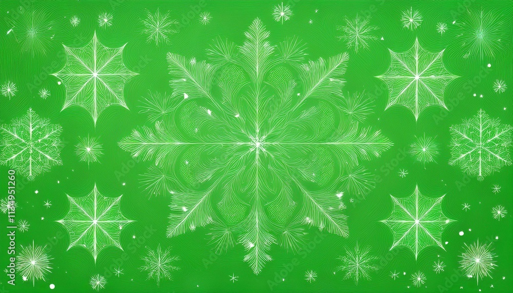 Festive Background with White Snowflake Pattern graphic resource Festive Background with White Snowflake Pattern graphic resource
