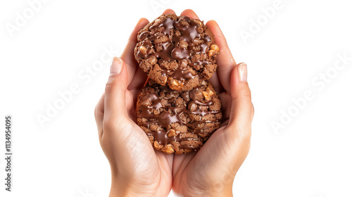 half-baked cookies white background